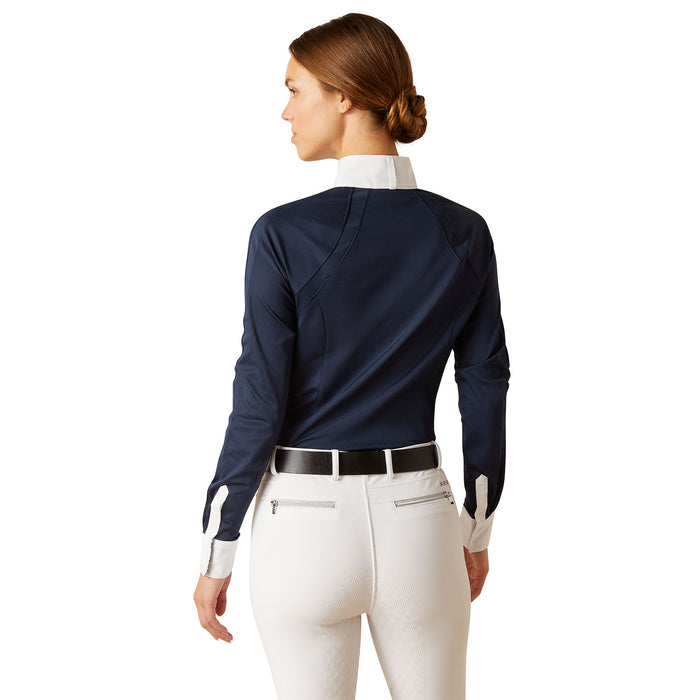 Ariat Women's Sunstopper 3.0 Navy Pro Shirt