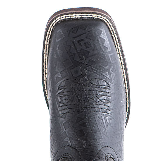 Ariat Women's Buckley Black Blanket Embossed Square Toe Western Boot
