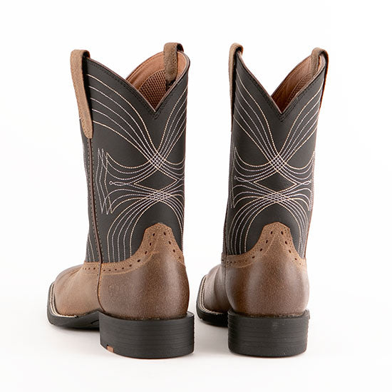 Ariat Men's Sport Barley Brown Wide Square Toe Boot