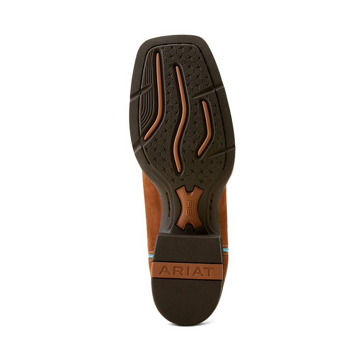 Ariat Womens Round Up Ruidoso Cedar Roughout 12 In Top Cowgirl Boot