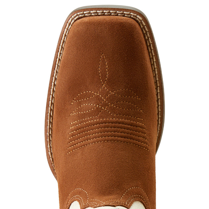 Ariat Womens Round Up Ruidoso Cedar Roughout 12 In Top Cowgirl Boot