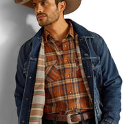 Ariat Men's Denim Blanket Lined Trucker Jacket