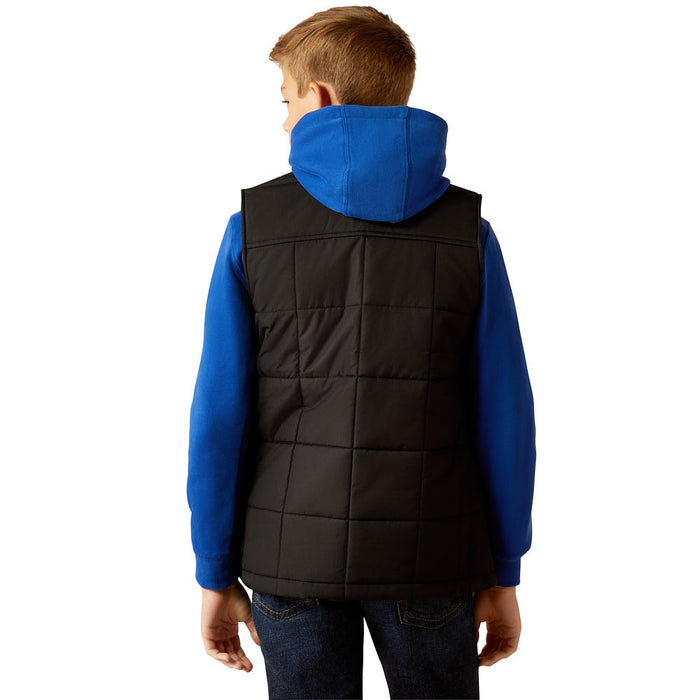 Ariat Boys Crius Black Insulated Vest