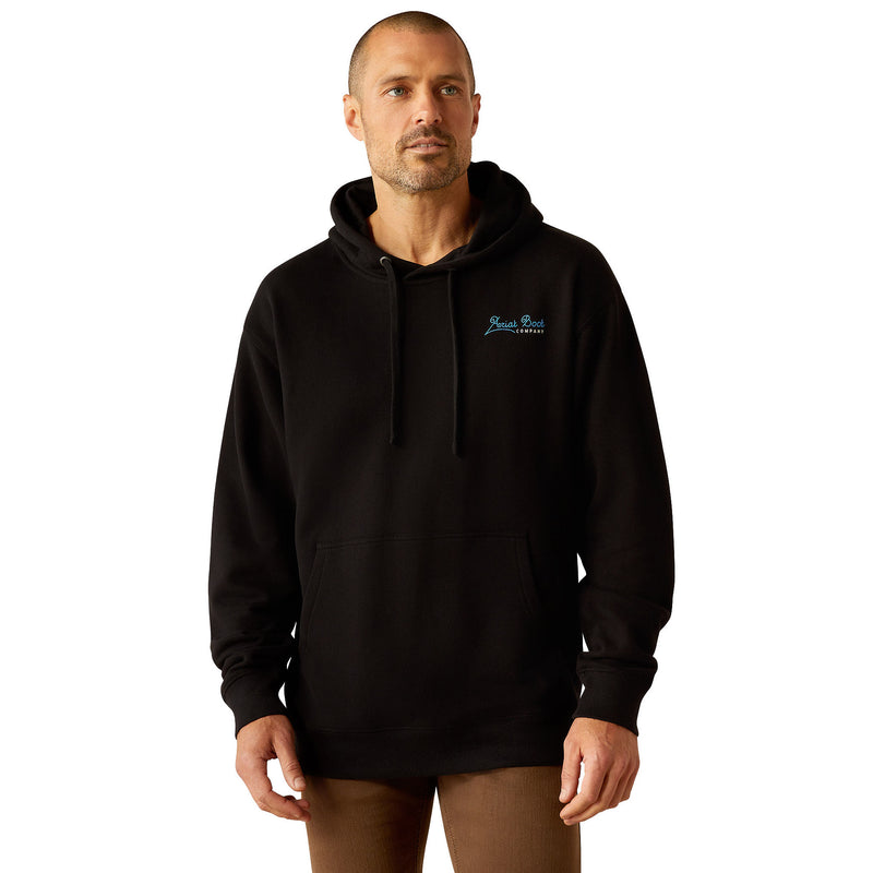 Ariat Mens Black Sugar Skull Hoodie
