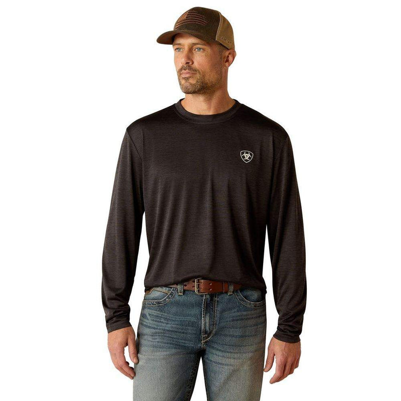 Ariat Mens Black Charger Stacks Tee