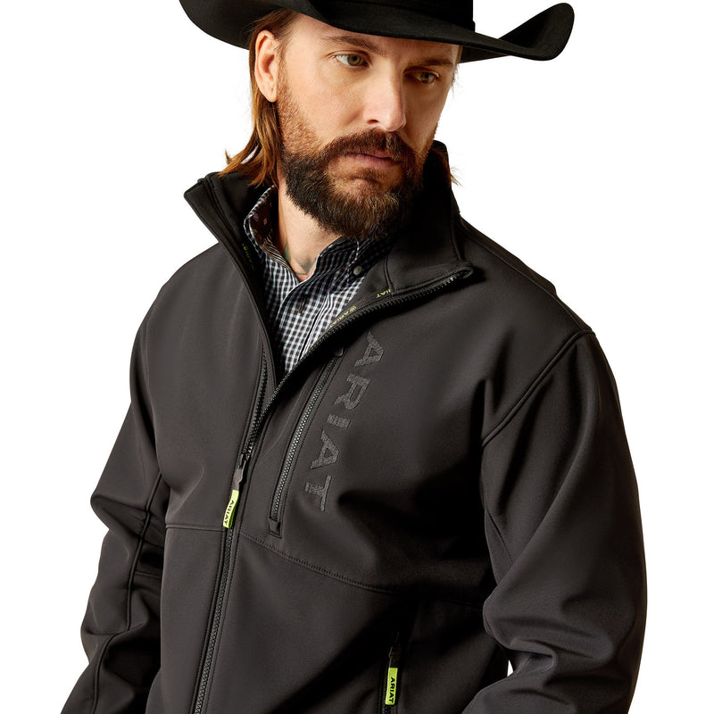 Ariat Mens Logan Black Softshell Jacket