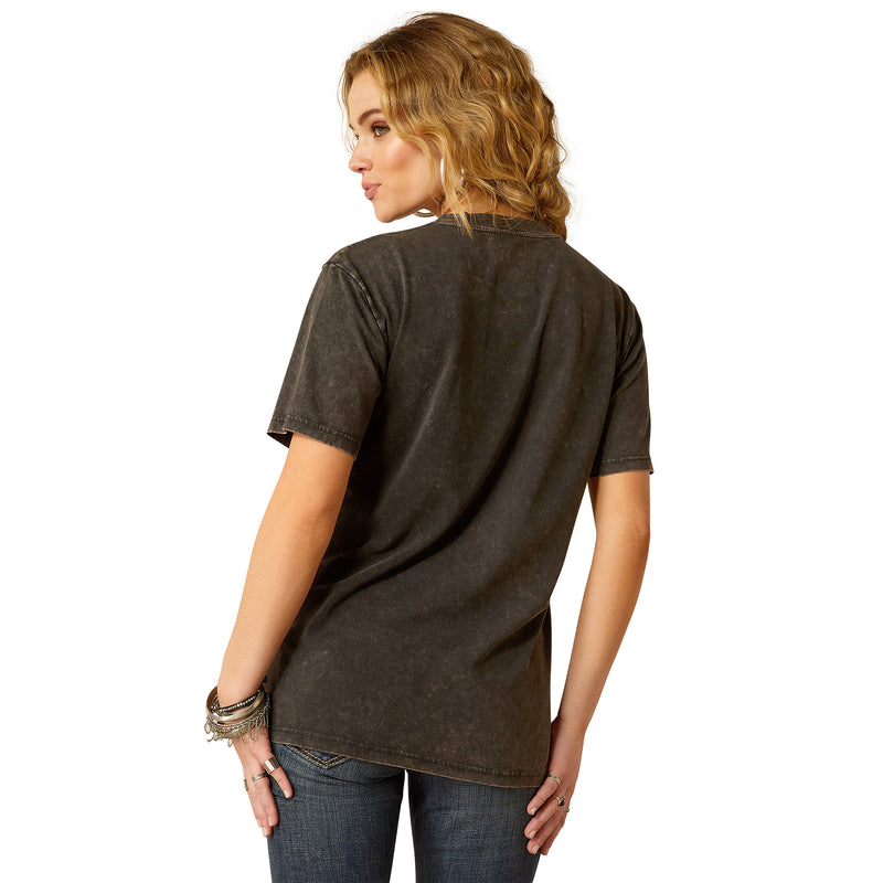 Ariat Womens Later Gator Black Top