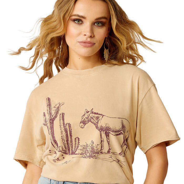 Ariat Women's Irish Cream Burro Tee Shirt