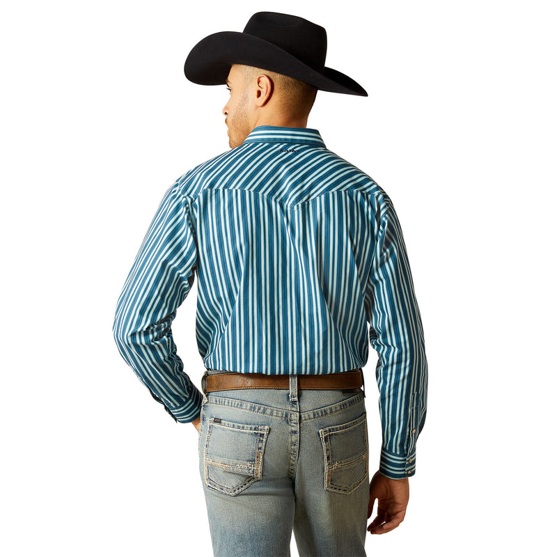 Ariat Men's Raleigh Teal Snap Shirt