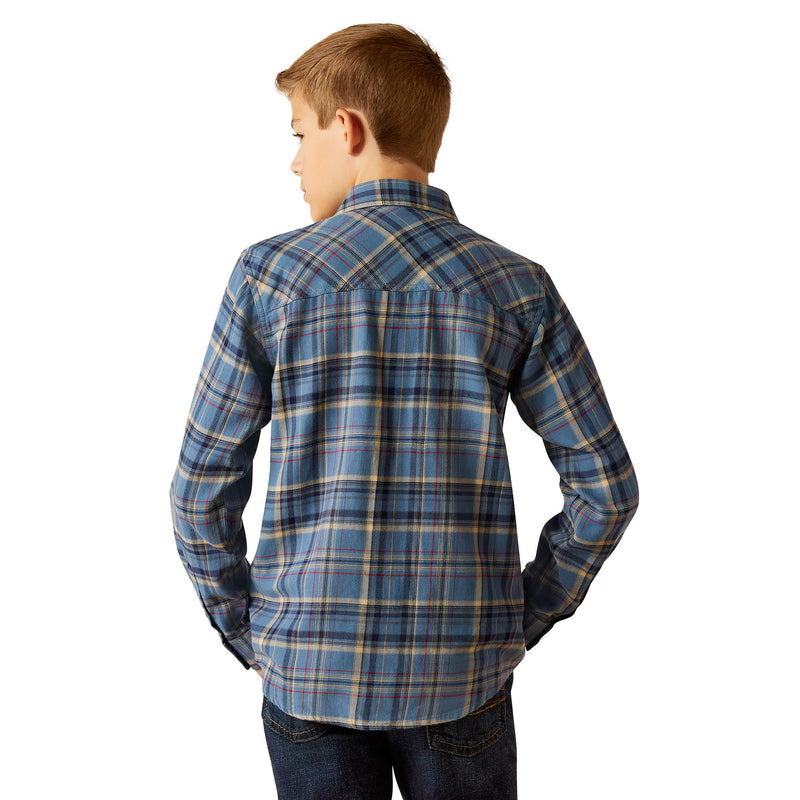 Ariat Boy's Huntly Retro Fit Snap Shirt