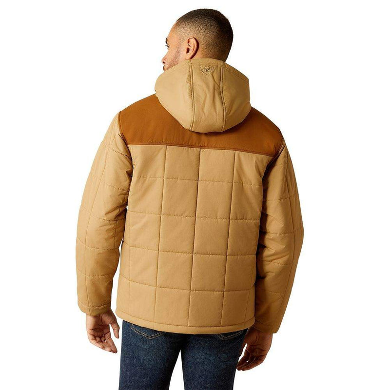 Ariat Men's Brown Crius Hooded Insulated Jacket