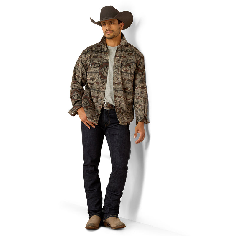 Ariat Men's Brindle Caldwell Printed Shirt Jacket