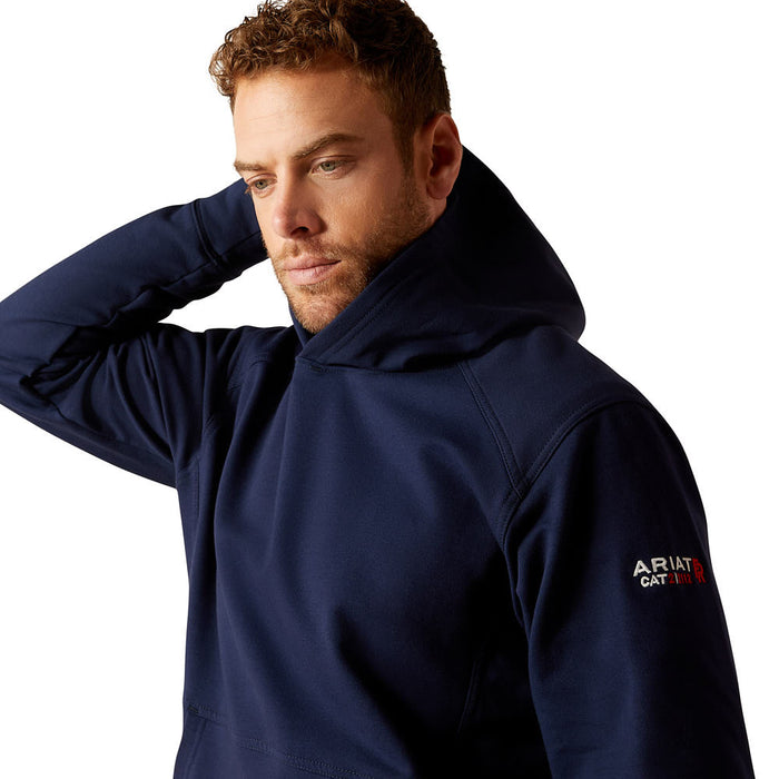 Ariat Men's FR DuraStretch Navy Hoodie