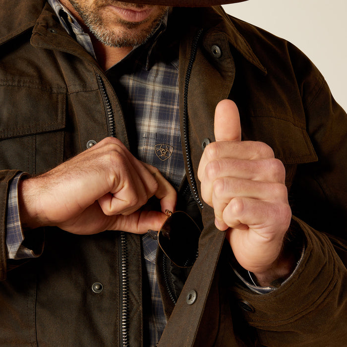 Ariat Men's Relentless Longview Waxed Cotton Jacket
