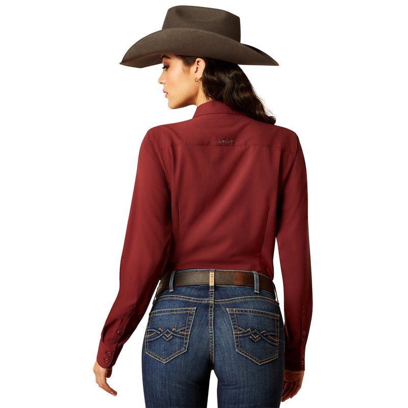 Ariat Womens Kirby Pro Tawny Port Shirt