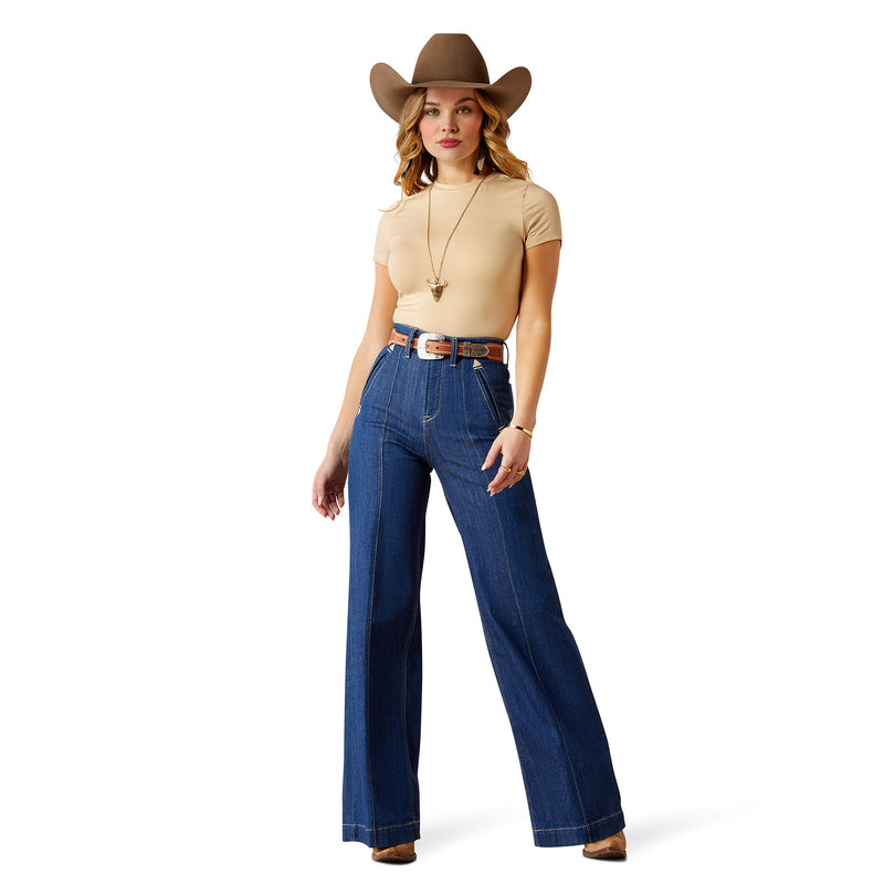 Ariat Women's Ultra High Rise Bria Wide Leg Jeans