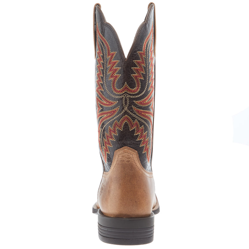 Ariat Men`s Brush Creek Mesa Tan 11In Thunder Brown Top Cowboy Boot
