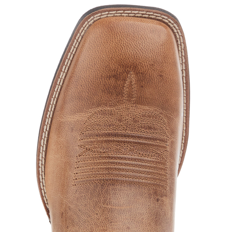 Ariat Men`s Brush Creek Mesa Tan 11In Thunder Brown Top Cowboy Boot