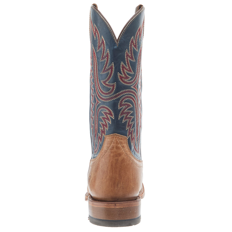 Ariat Men`s Tanglewood Bone 11In Honorable Blue Top Cowboy Boot