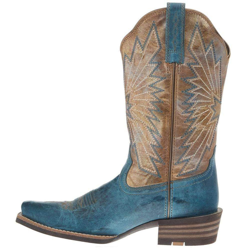 Ariat Women`s Blue Vamp Tan Top Boot