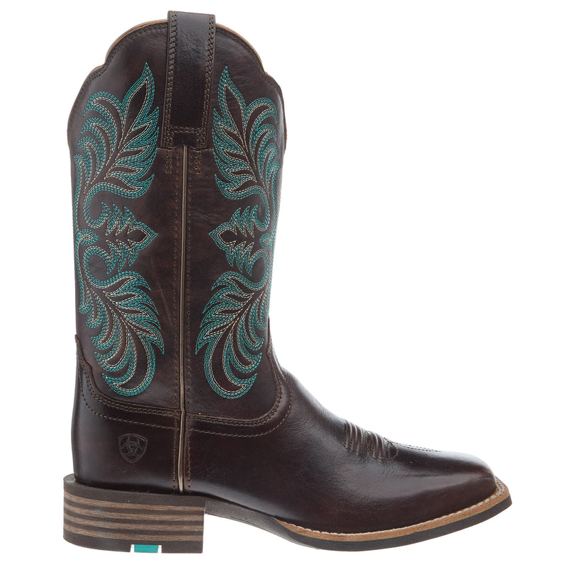 Ariat Women`s Arizona Brown Vamp Marble Brown Top Gillette Boot