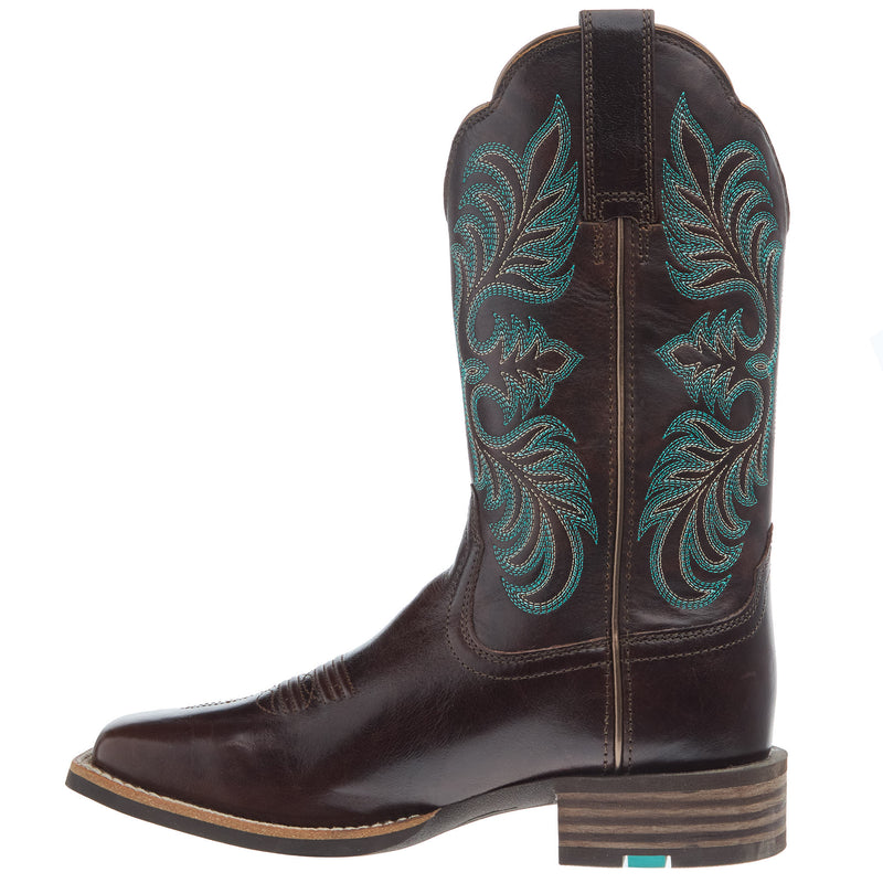 Ariat Women`s Arizona Brown Vamp Marble Brown Top Gillette Boot