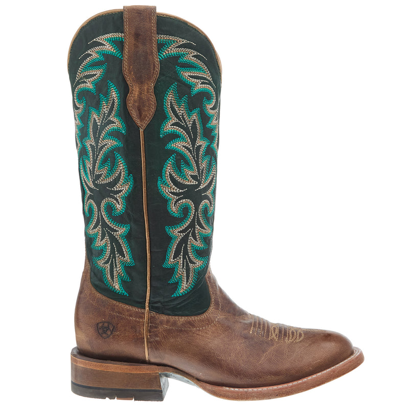 Ariat Women`s Gold Coast Vamp 13In Green Top Futurity Boot