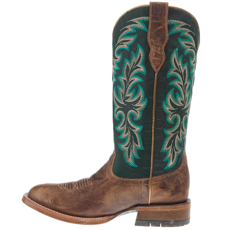 Ariat Women`s Gold Coast Vamp 13In Green Top Futurity Boot