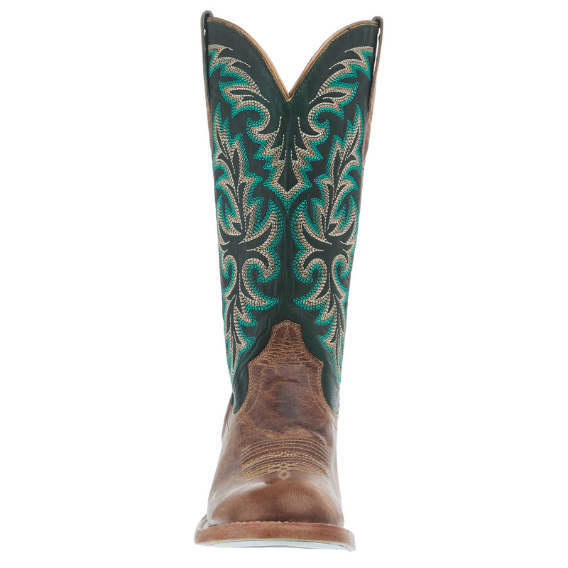 Ariat Women`s Gold Coast Vamp 13In Green Top Futurity Boot