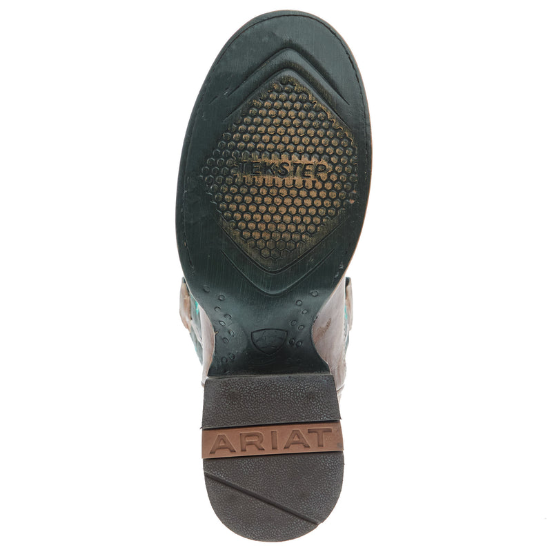 Ariat Women`s Gold Coast Vamp 13In Green Top Futurity Boot
