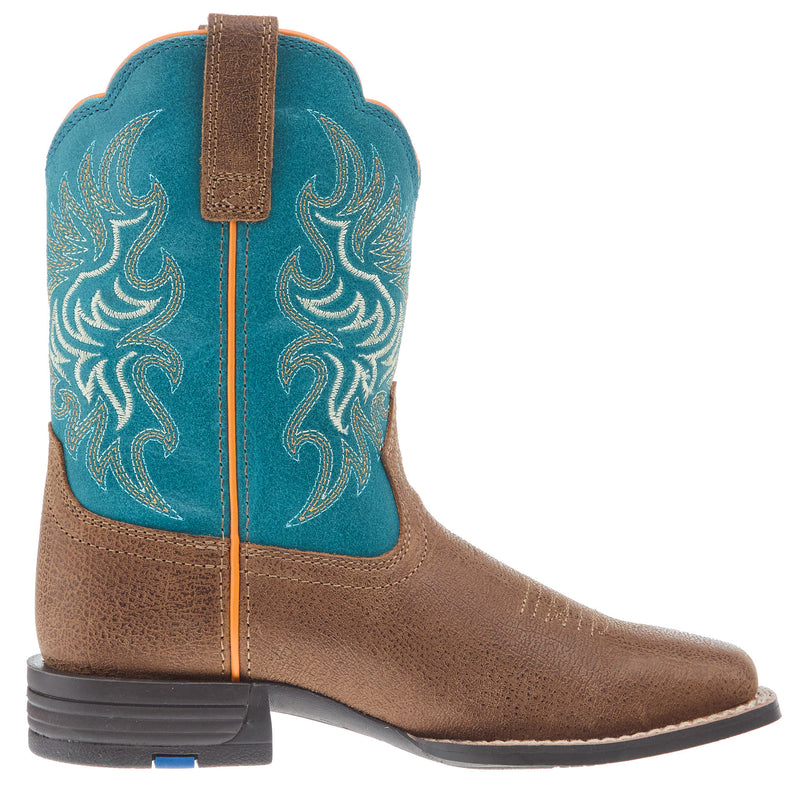 Ariat Youth Outsider Toasty Tan and Voyage Cowboy Boot