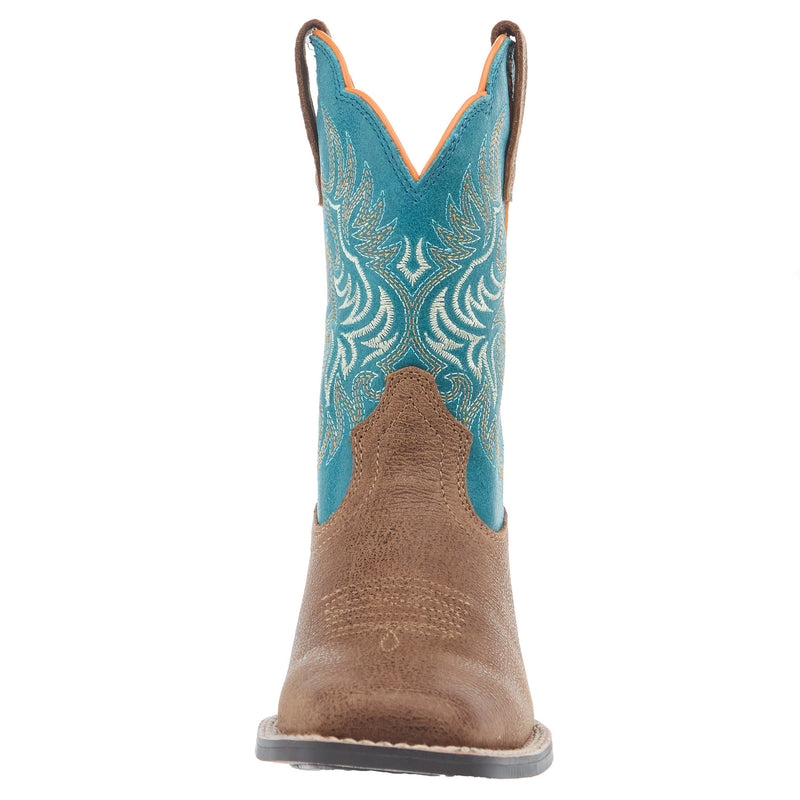 Ariat Youth Outsider Toasty Tan and Voyage Cowboy Boot
