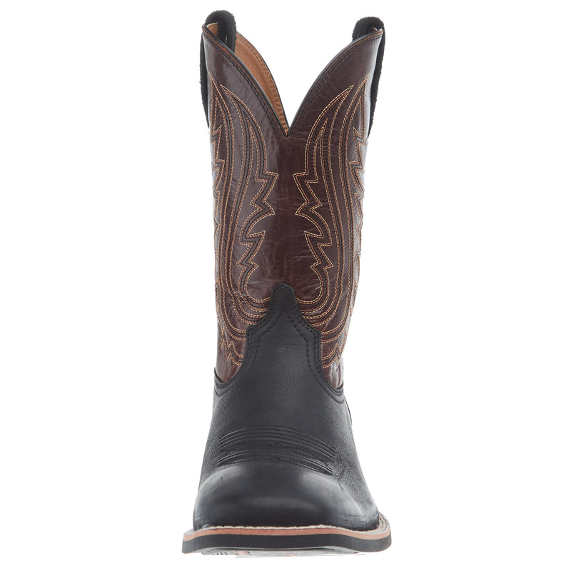 Ariat Men`s Sport Big Country Basic Black 11In Mahogany Top Cowboy Boot