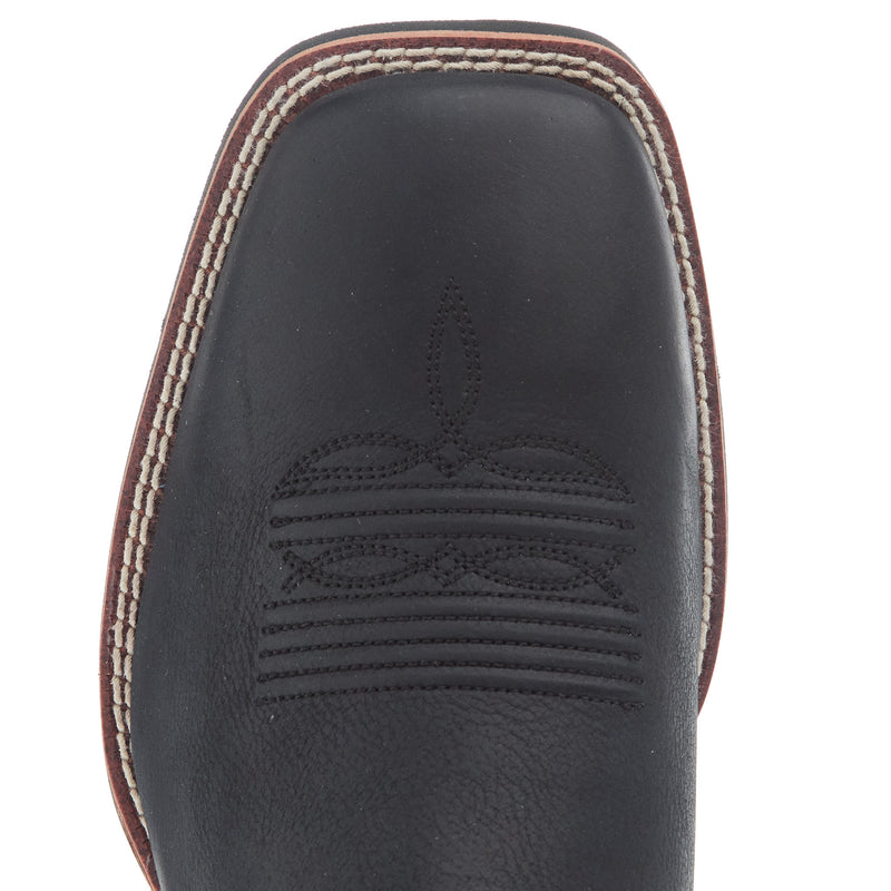 Ariat Men`s Sport Big Country Basic Black 11In Mahogany Top Cowboy Boot