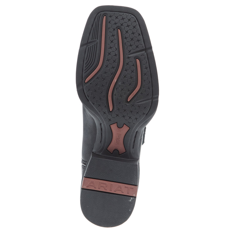 Ariat Men`s Sport Big Country Basic Black 11In Mahogany Top Cowboy Boot