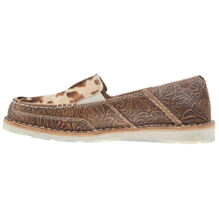 Ariat Women`s Tan Floral Hair On Cruiser