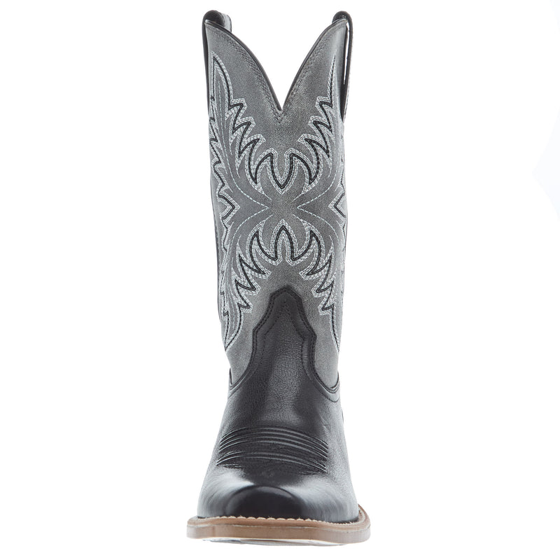 Ariat Men`s Renegade Black Night 12In Titanium Top Cowboy Boot