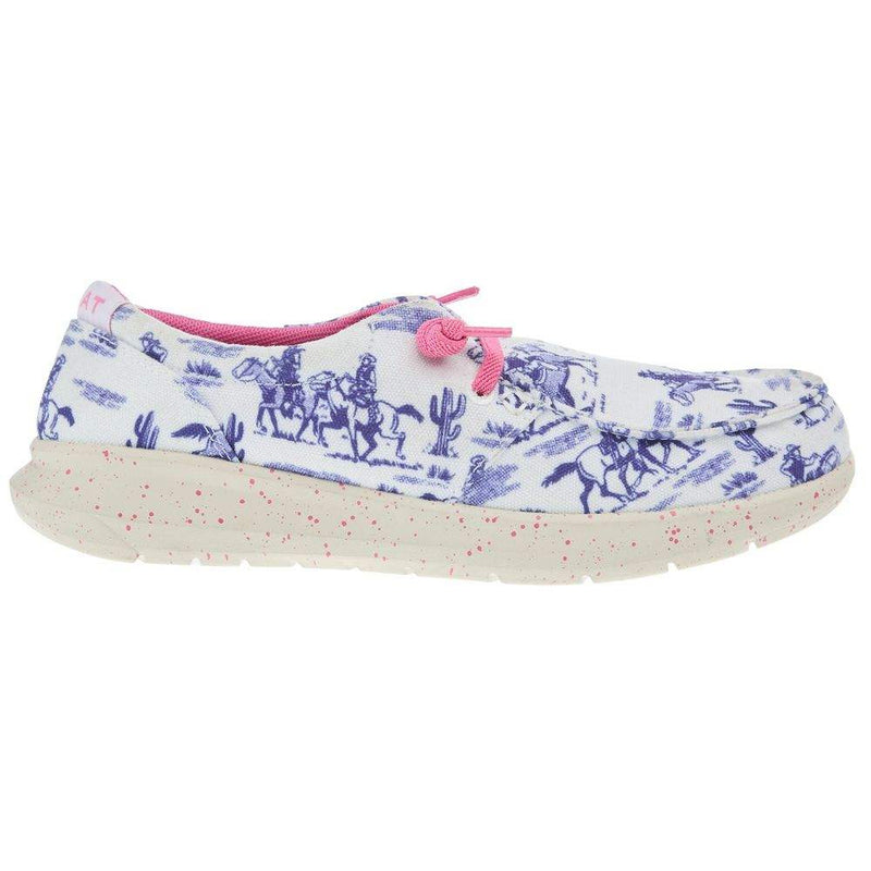 Ariat Women`s Navy Westbound Print Hilo Casual