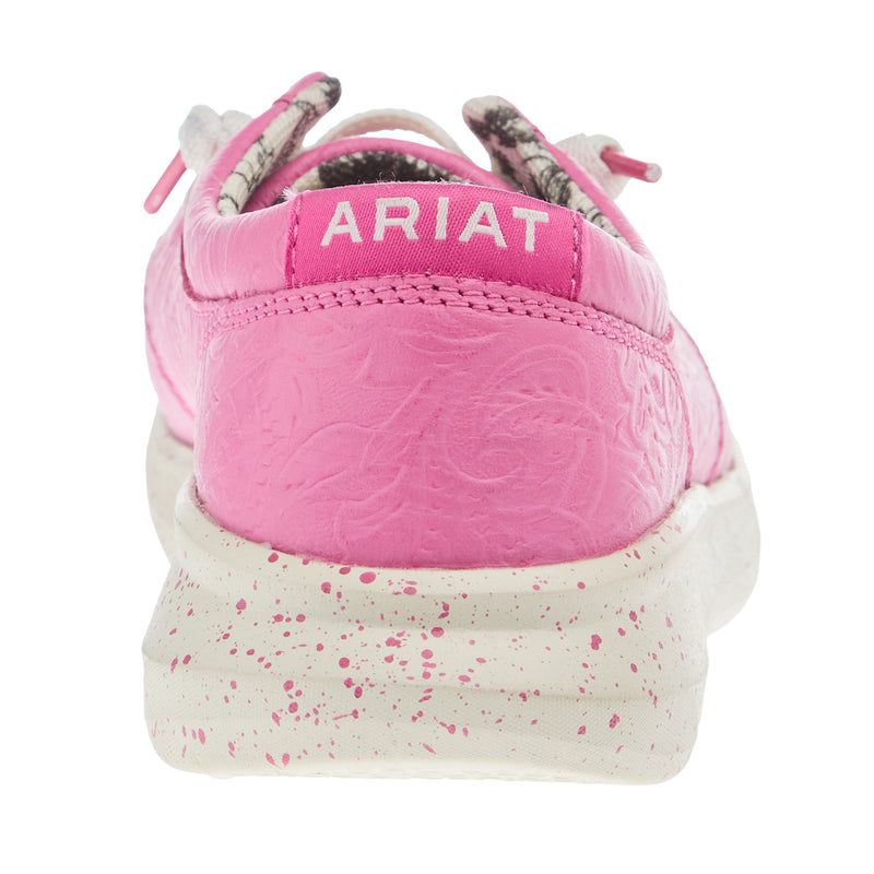 Ariat Women`s Hot Pink Floral Embossed Hilo Casual