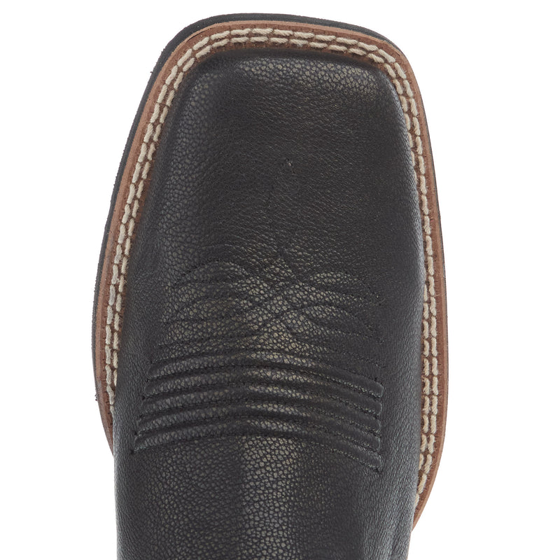 Ariat Women`s Dark Carbon Vamp Antique Silver Top Round Up Ryder Boot