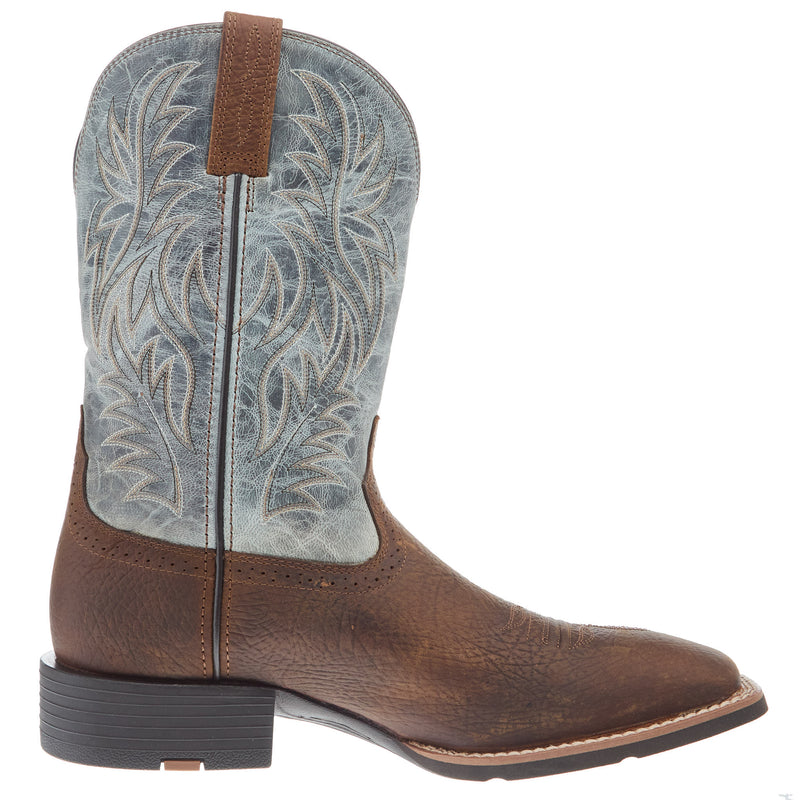 Ariat Men`s Sport Earth 11In Glacier Blue Top Cowboy Boot