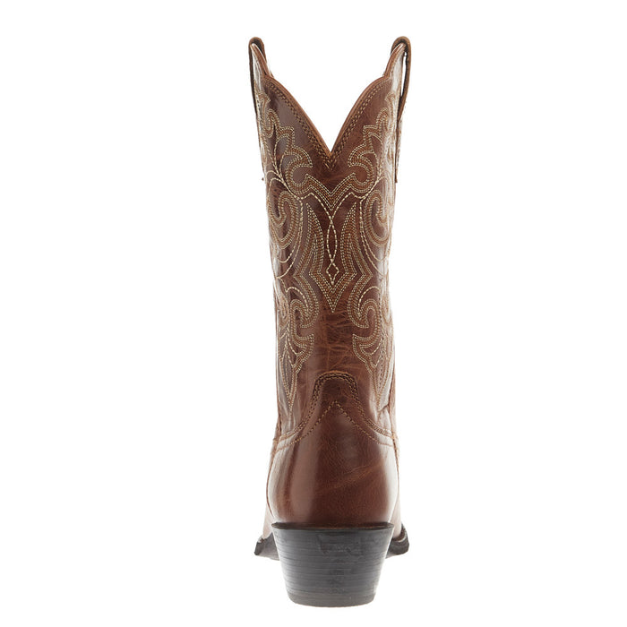 Ariat Women`s Round Up Russet Brown Vamp 11in Brown Top Boot