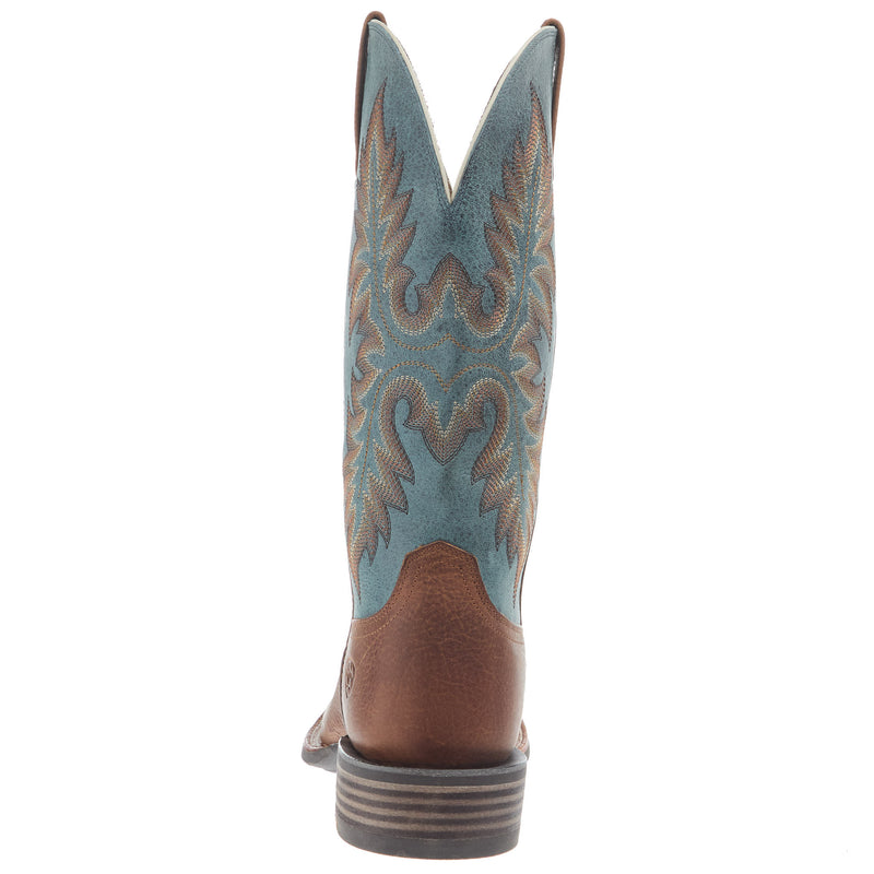 Ariat Men`s Hudson Wicker Brown 13In Dignity Blue Top Cowboy Boot