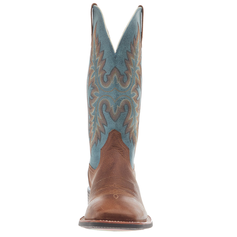Ariat Men`s Hudson Wicker Brown 13In Dignity Blue Top Cowboy Boot