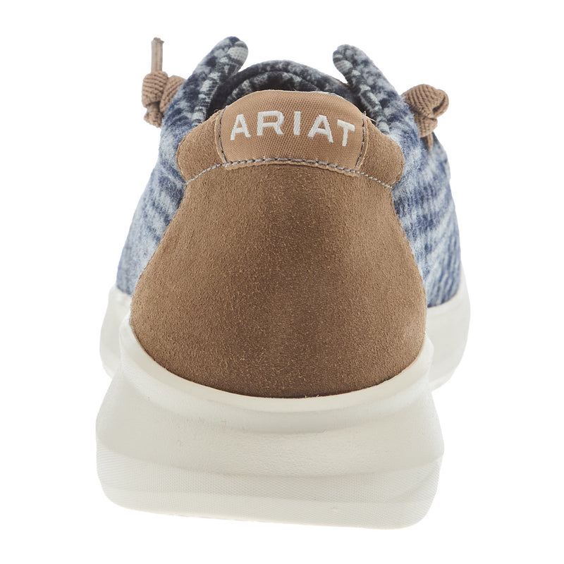 Ariat Men`s Hilo Black and Grey Flannel Casual Shoe