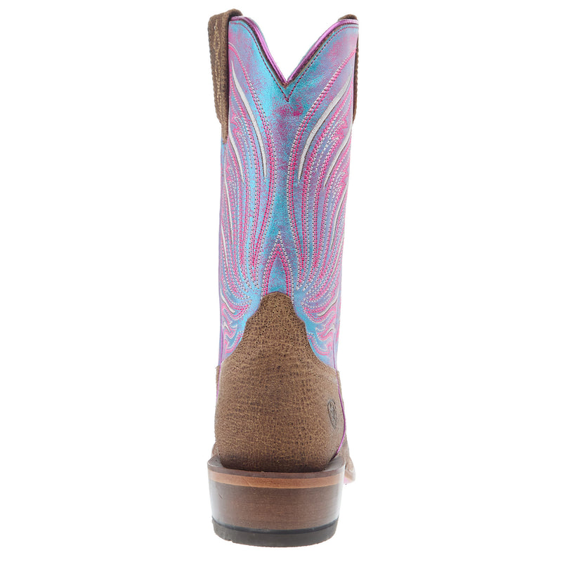 Ariat Women`s Futurity Dash Tan Vamp 10In Multi Pink Top Boot