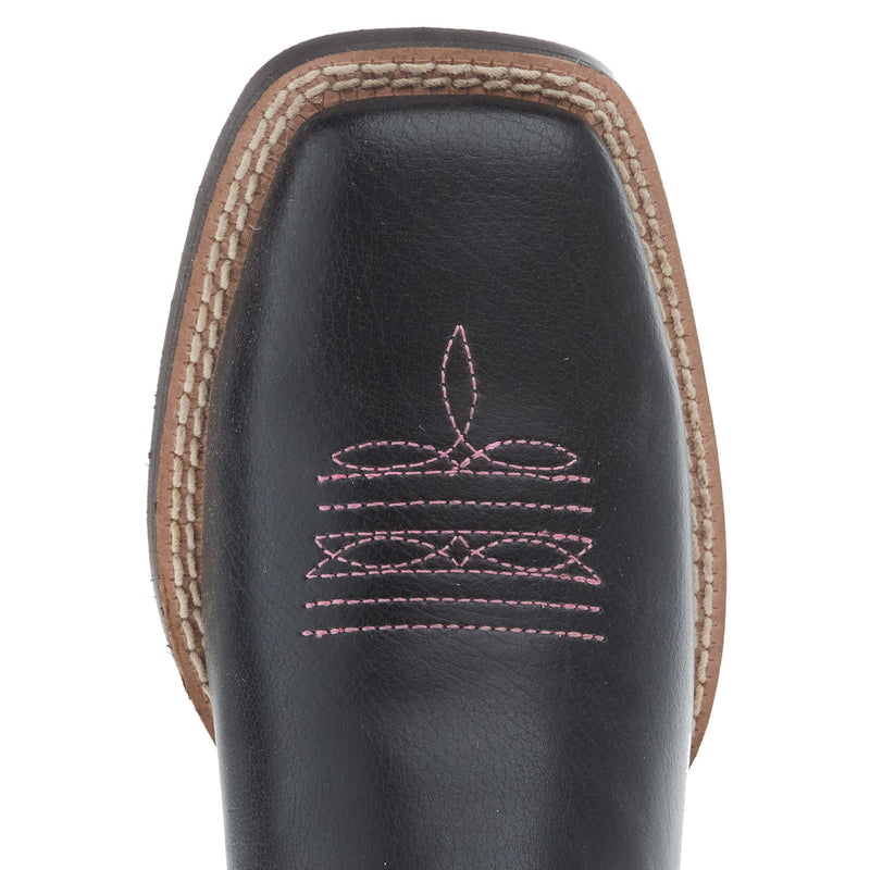 Ariat Youth Round Up Hearts Madison Avenue and Classic White Shaft Cowgirl Boot