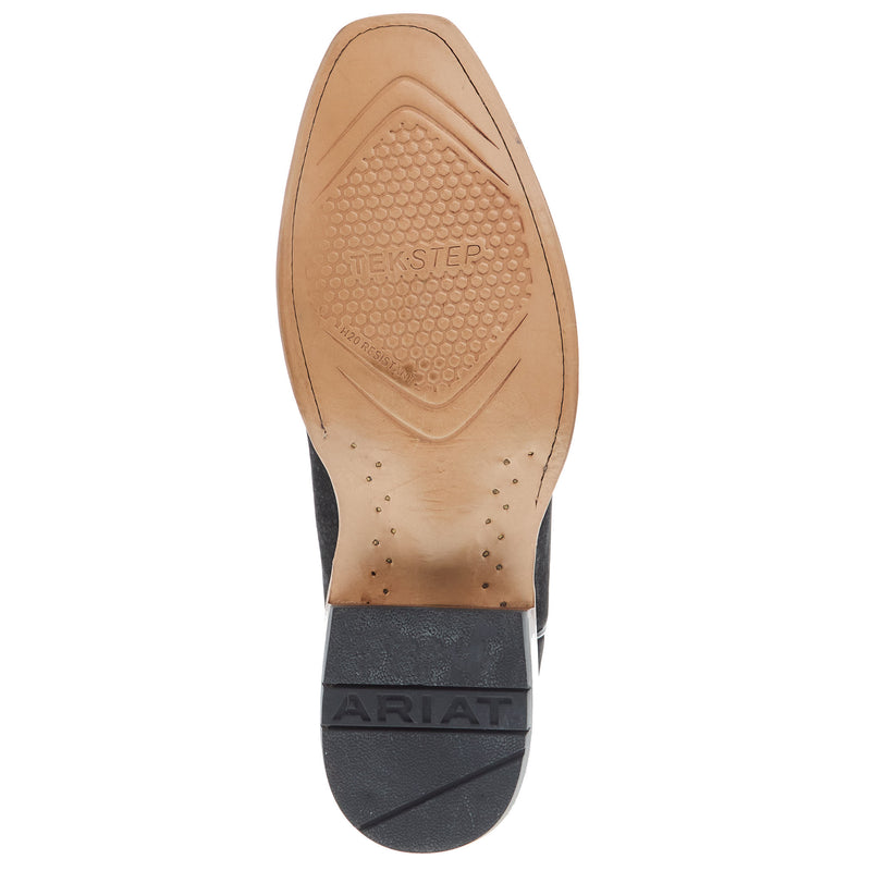 Relentless By Ariat Men`s K Toe Futurity Black Bison Lucky Clover Top Cowboy Boot