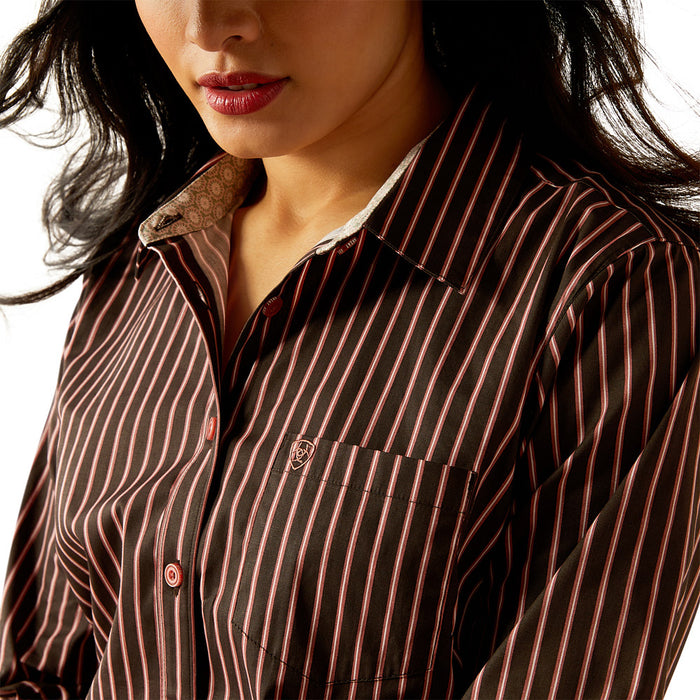 Ariat Women's Mahogany Stripe Kirby Shirt