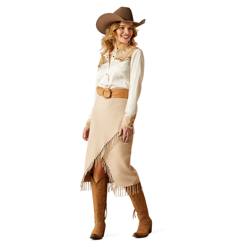 Ariat Women's Derby Fringe Skirt